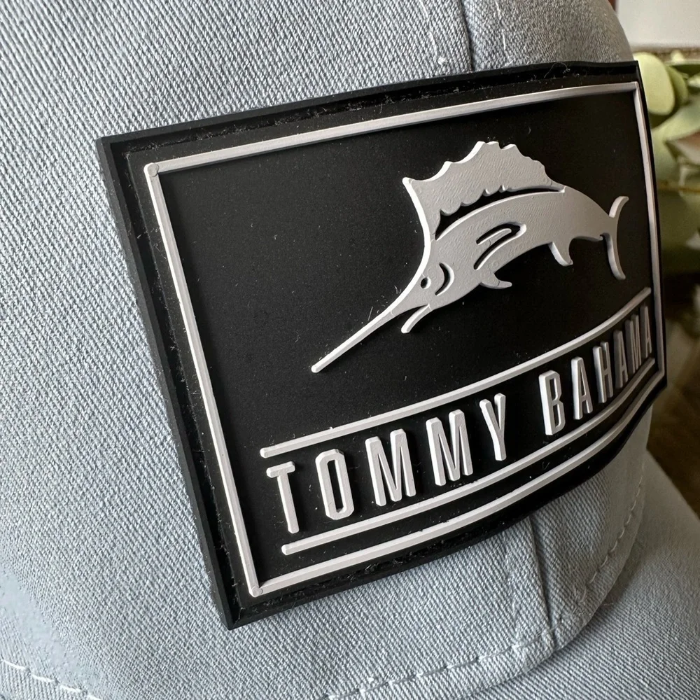NWT Tommy Bahama Hat Mens Blue Marlin Fishing Mesh SnapBack Adjustable